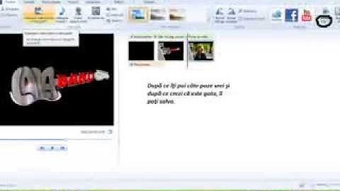 Tutorial- Cum sa realizezi un videoclip cu poze in Windows Movie Maker