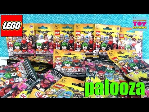 Lego The Batman Movie Limited Edition Minifigures Palooza Opening 71017 | PSToyReviews