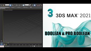 Boolean and Pro Boolean option in 3DsMAX