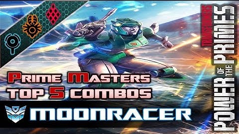 Moonracer Top 5 Prime Master Combos // Transformers Power of the Primes