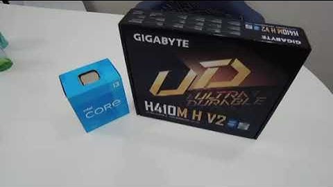 intel i3-10105F bundle with Gigabyte H410M-H v2