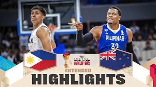 Philippines 🇵🇭 v New Zealand 🇳🇿 | Extended Highlights | FIBA Basketball World Cup 2027 Asian Qualif.
