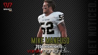 Mike Mancuso 2016 Junior Highlights (OL | DL | Old Tappan Golden Knights)