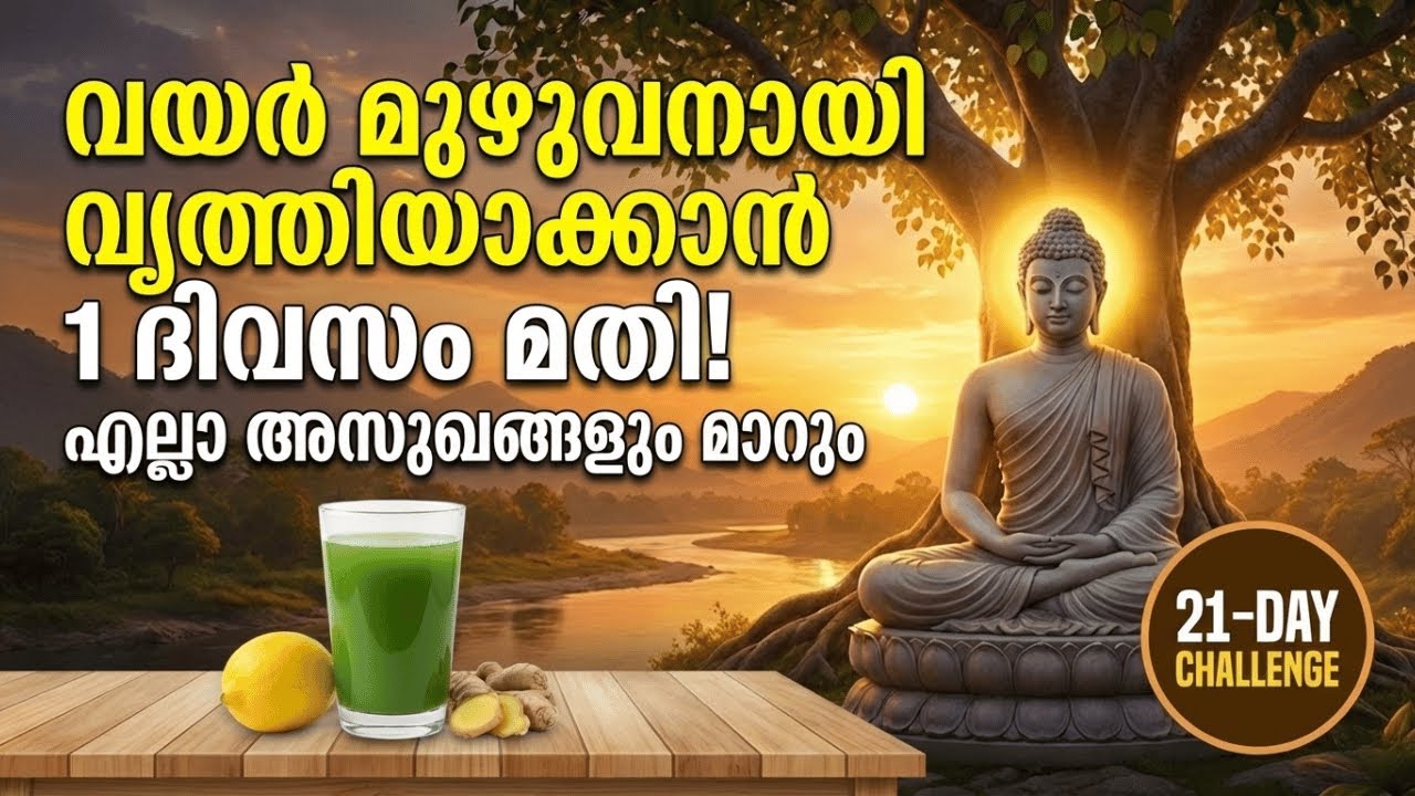 വയർ മുഴുവനായി വൃത്തിയാക്കാൻ 1 ദിവസം മതി! എല്ലാ അസുഖങ്ങളും മാറും | Buddha Malayalam