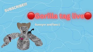 🔴Gorilla tag update live with viewers can we hit 600???🔴