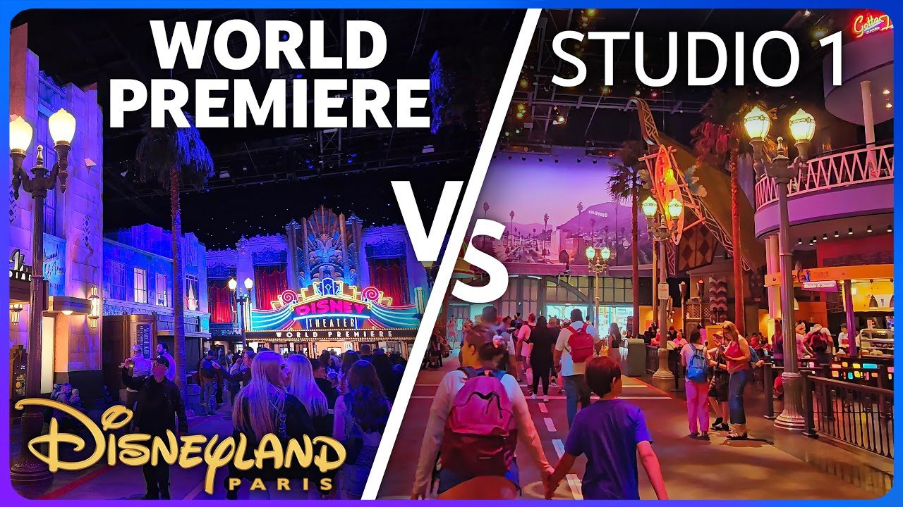 Studio 1 VS World Premiere - Walt Disney Studios VS Disney Adventure World