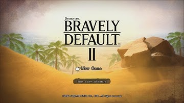 Bravely Default II (Demo) - Title