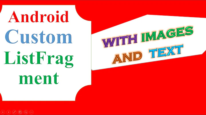 Android Custom ListFragments - With Images and Text