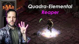 Quadra Elemental Reaper Paladin - D2R Off-Meta Build - Ladder Season 7