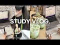 Study vlog productive uni days busy life of a college student always eating out