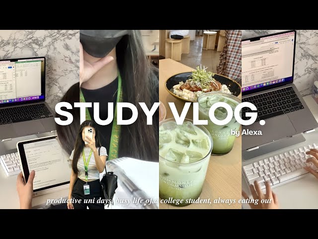 STUDY VLOG, VERY productive days in my life