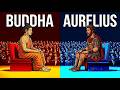 Buddha debates Marcus Aurelius' Stoicism