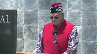 Veterans Memorial Wall Reading of the Names