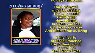 Cilla Francis MEMORIAL