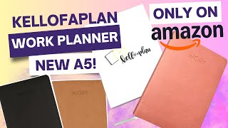 KELLOFAPLAN A5 SOFT SIDED FLEXIBOUND WORK PLANNER | AVAILABLE NOW ONLY ON AMAZON & COMES IN 3 COLORS
