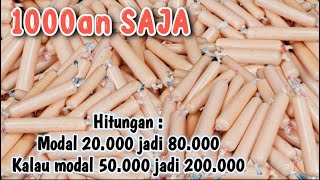 Edan! Bisa Cepet Kaya Kalo Kayak Gini. Jualan Makanan 1000an ini Modal Sedikit tapi Untung 4x Lipat!