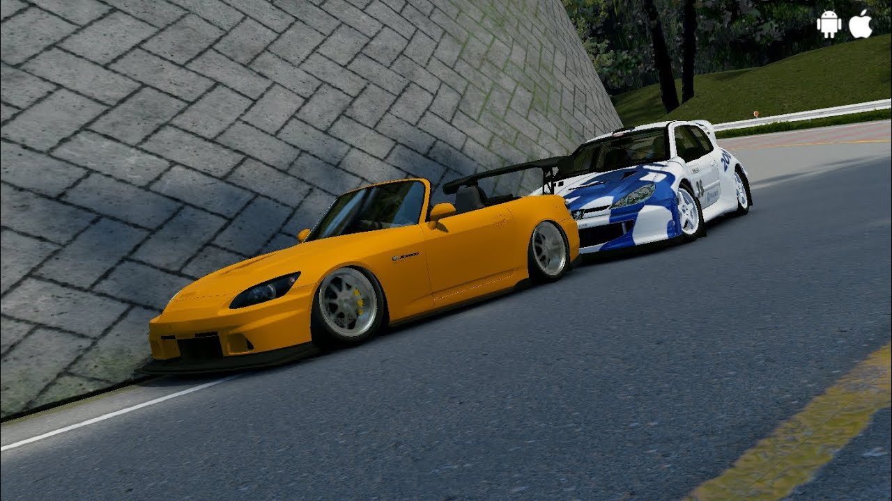 Rally Car vs. Street Race Car in touge: Peugeot 206 Rally Car ‘99 vs ...