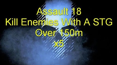 Ghost Recon Breakpoint : Assault Rank 18 : Kill Enemies With A STG Over 150m x5