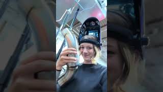 Ocean welds🌊 Repost from @lauren.welds(TikTok) #yeswelder #welding #welder #migweld #tigwelding