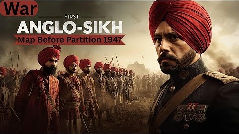 Map First Anglo Sikh war | Social Science | Class 10th | History |SST| PSEB | Punjab map before 1947