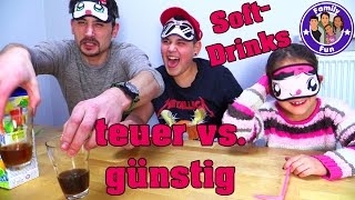 SOFT DRINKS CHALLENGE GETRÄNKE TEUER VS GÜNSTIG | Ultimativer Test | FAMILY FUN screenshot 5