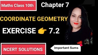 Exercise 7.2 Class 10th Important Sums #maths #class10 #coordinategeometry #ncert