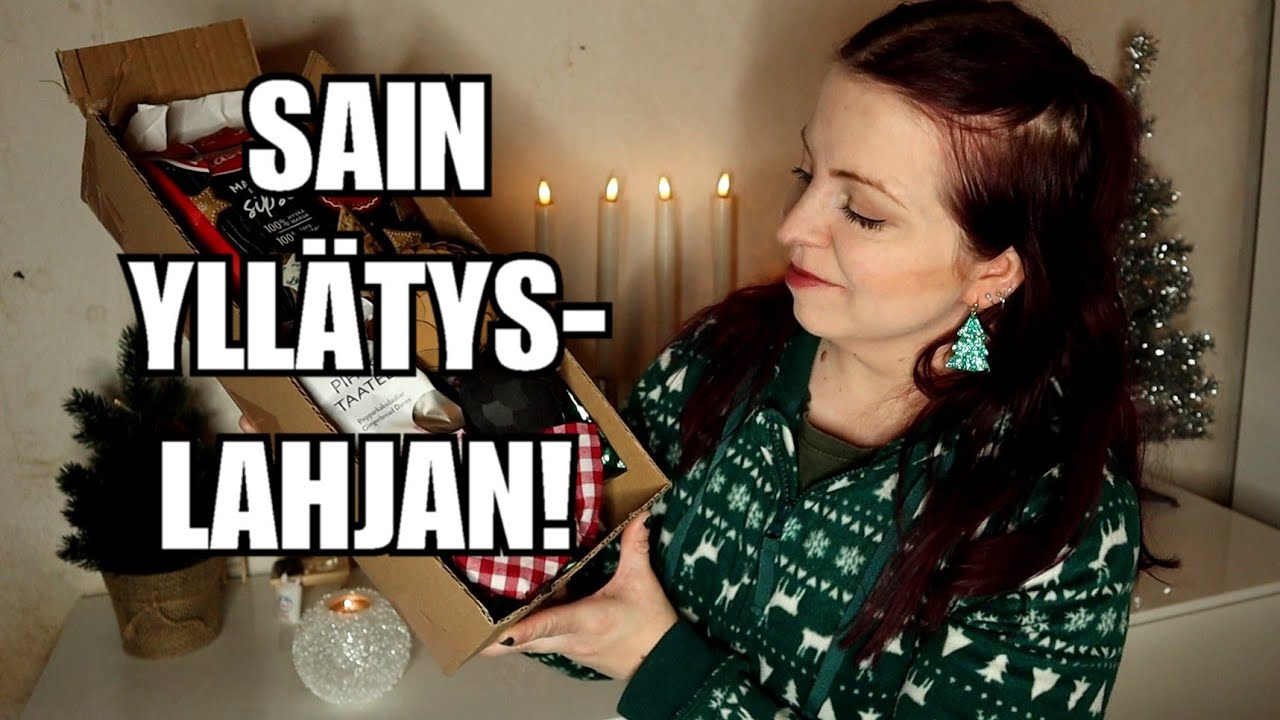 ASMR - AVAAN YLLÄTYSTYSLAHJAN - SECRET SANTA LAHJAVAIHTARIT 🎁