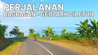 SEPANJANG JALAN BAGBGAN GEOPARK CILETUH ~ DISUGUHI PEMANDANGAN LAUT PANTAI YANG INDAH