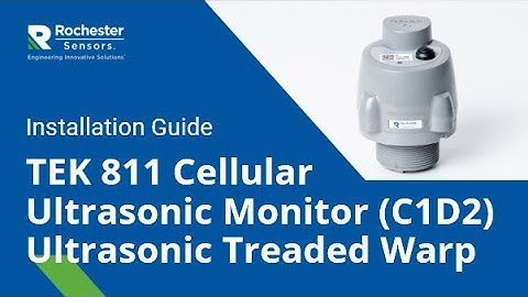TEK 811 Cellular Ultrasonic Monitor (C1D2) Ultrasonic Treaded Warp