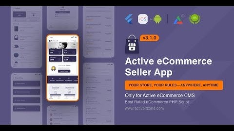 Active eCommerce Seller App v3.1.0