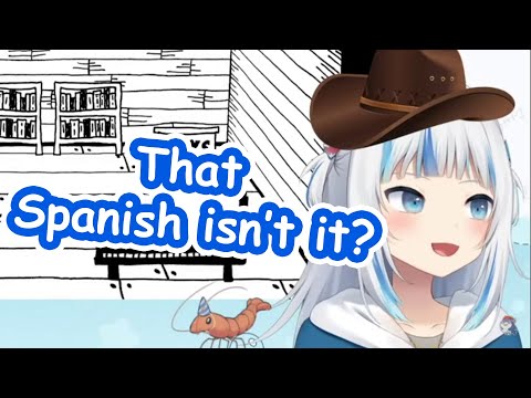 That Spanish isn't it?