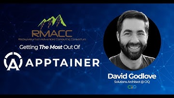Dave Godlove talks about HPC Containers with Apptainer (formerly Singularity) and Fuzzball at RMACC