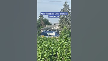 Waste Connections Labrie Automizer on organic waste #shorts #garbagetruck #collection