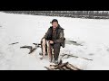 Рыбалка в Якутии. Щуки разгибают кольца