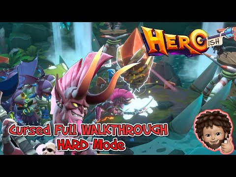 HEROish - Cursed Level Full WALKTHROUGH HARD mode with Lord Marduke | Apple Arcade