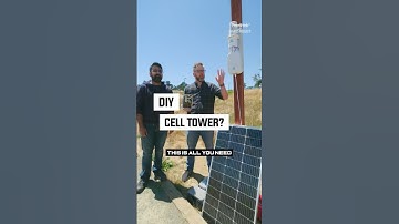 You can build a cell network in a city park. Here