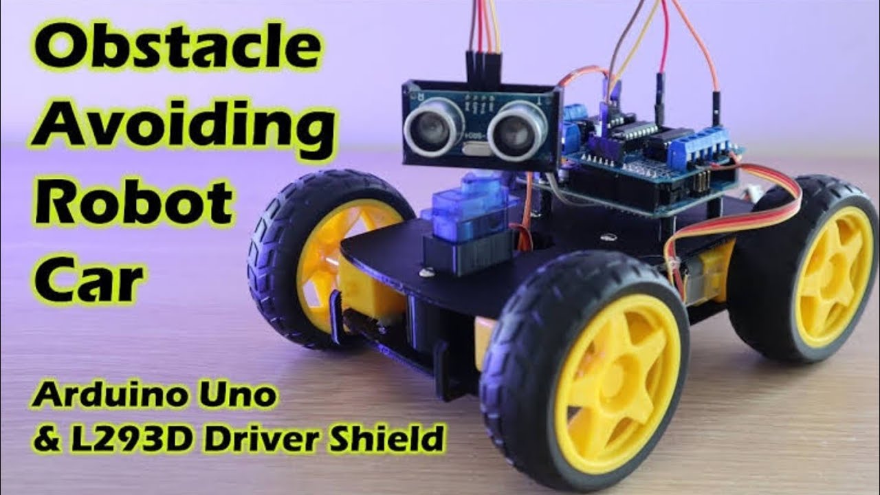 New project obstacle avoiding robot - YouTube