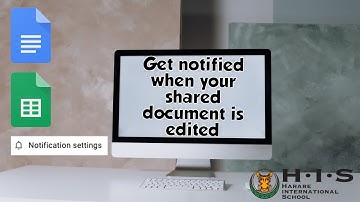 Google Docs and Sheets notification settings