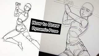 How to draw a Body (Dynamic pose)