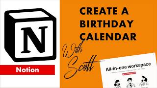 Notion Birthday calendar screenshot 4