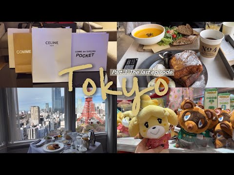 ✈️ 여행 Vlog | 도쿄여행 마지막 | 언박싱(셀린느 트리옹프백, 꼼데가르송, 오니츠카타이커, 폴렌느), 후글렌커피, 넘버슈가, 프린스파크타워 호텔 도쿄타워뷰, 토라노몬힐즈