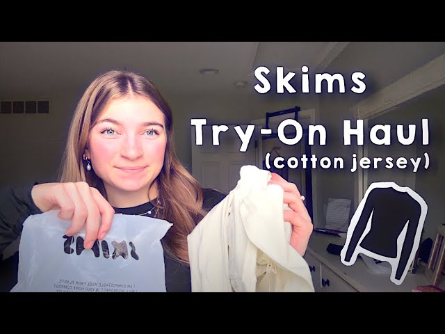 SKIMS COTTON JERSEY T-SHIRT DUPE??? Can the Shein Dupe beat the Skims  original? Let's find out!?! 🤔 