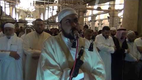 صلاة الفجر من المسجد الأقصى المبارك 26 رمضان 2015/ 1436هـ الشيخ محمد العباسي (سورة لقمان)
