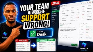 Zoho Desk Tutorial 2026 | Complete Beginner to Advanced | Techcom Africa, Zoho partner in Nigeria.