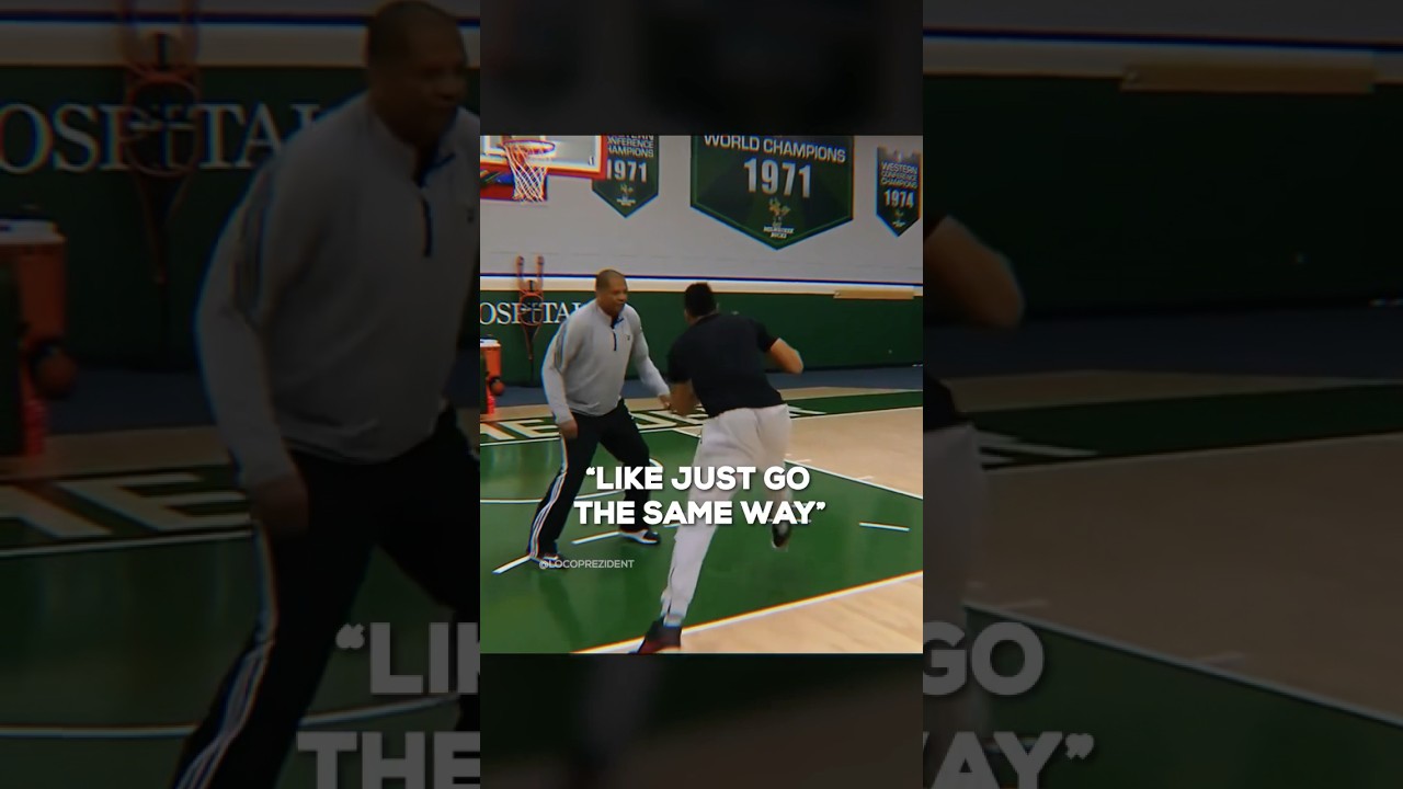 Giannis teaching the Euro-Step 😬 