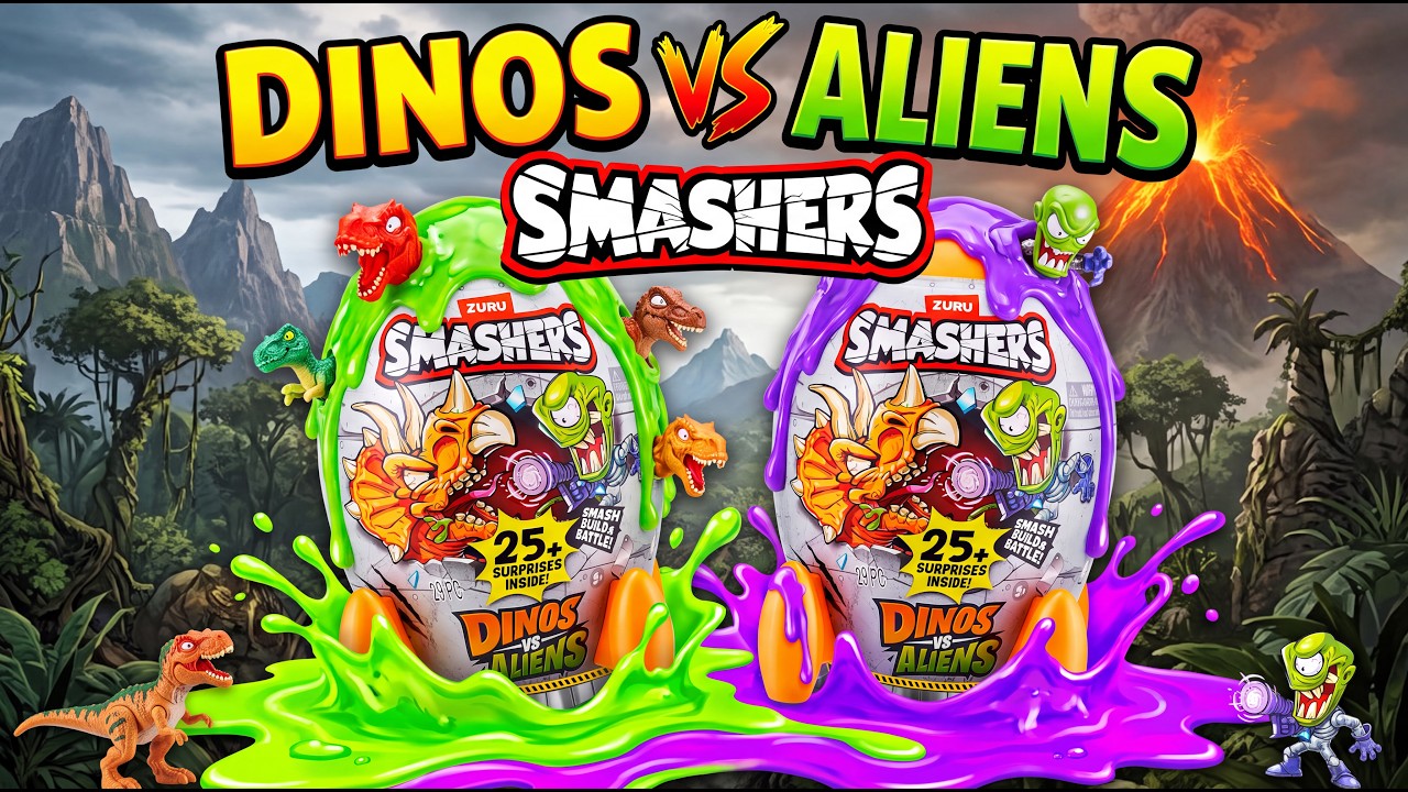 Dinos vs Aliens Smashers!! 🦖Dinos and Slime!! Minecraft Metal Figures!🧱 WWE Funko🕶️ and more!