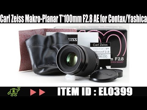 Carl Zeiss Makro-Planar T*100mm F2.8 AE for Contax/Yashica ID