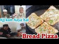 Bread chicken pizza  ajj hamare ghar dada dadi ae  family vlog