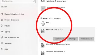 Microsoft print to pdf windows 10 fix and Install-2021