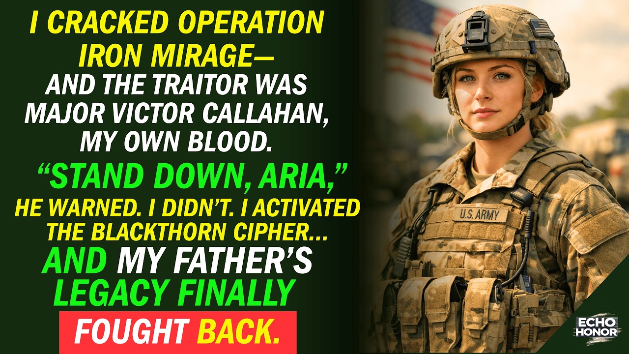 “Stand down,” he said. I triggered Blackthorn Cipher—and Iron Mirage’s traitor was exposed.